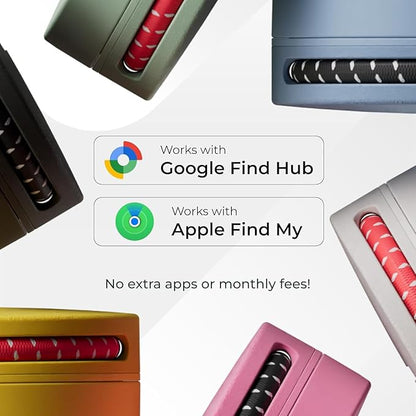 Roam Smart Tracker | Family-Friendly Eco Tracker for Keys, Bags & Kids’ Gear | Works with iOS & Android | Built-in Strap, QR Lost & Found | Replaceable Battery | No Extra App | 1-Pack, Black