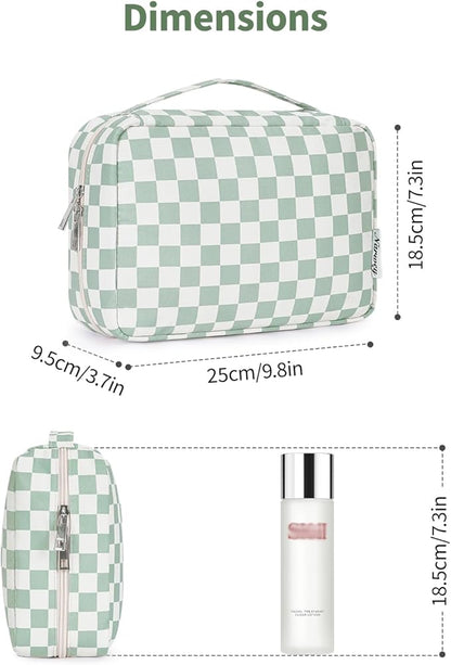 Narwey Small Hanging Travel Toiletry Bag for Women, Travel Bag for Toiletries, Makeup Bag Organizer Cosmetic Bags Make Up Bags for Girls