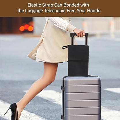 Portable Airplane Seat Cushions 2 Pack, Stadium Seat Cushions 16.8 * 13 * 2 inches with Handle, Foldable Design for Travel and Outdoor Use (Black)