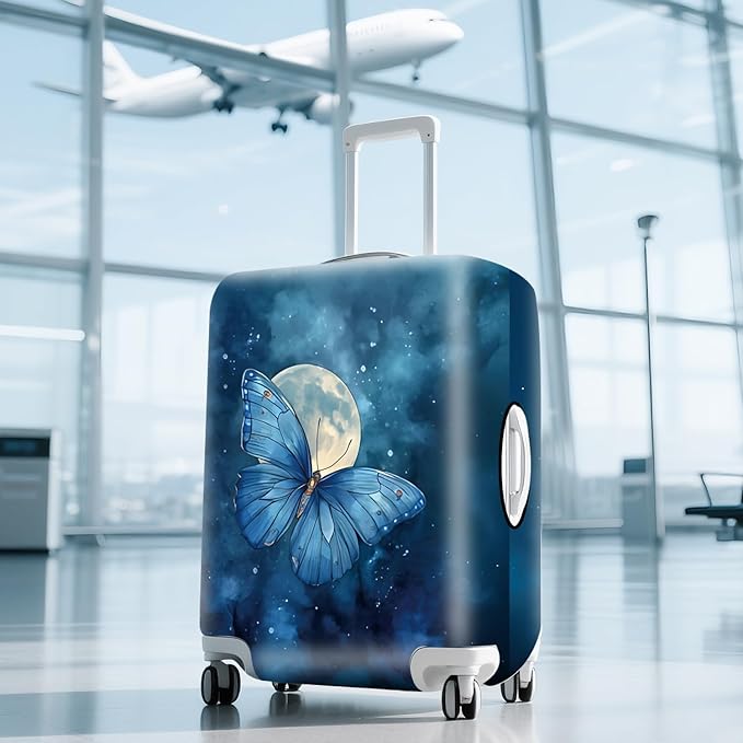 ANNA QUEEN Travel Luggage Cover Suitcase Protector Suitcase Cover Anti-Scratch,Stretchable Luggage Travel Bag Cover Washable