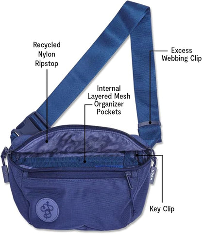 Baboon to the Moon Full Size Fanny Pack 3L – Womens Crossbody, Belt Bag for Women, Fanny Pack for Men, Crossbody Bags for Women Travel, Waist Bags