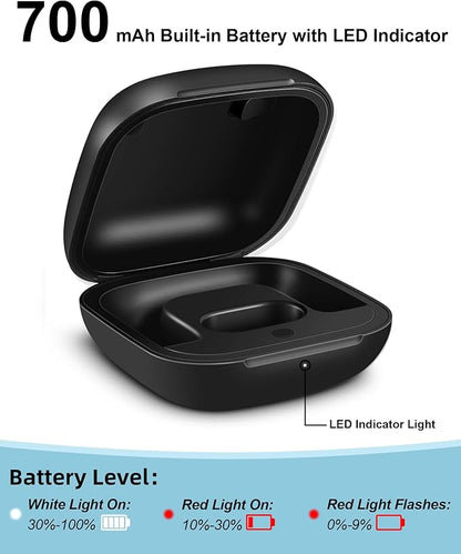 Charging Case Replacement for Powerbeats Pro: Beats Earbuds Charger Case with Bluetooth Pairing Sync Button, 700mAh Battery, Earbuds Not Included