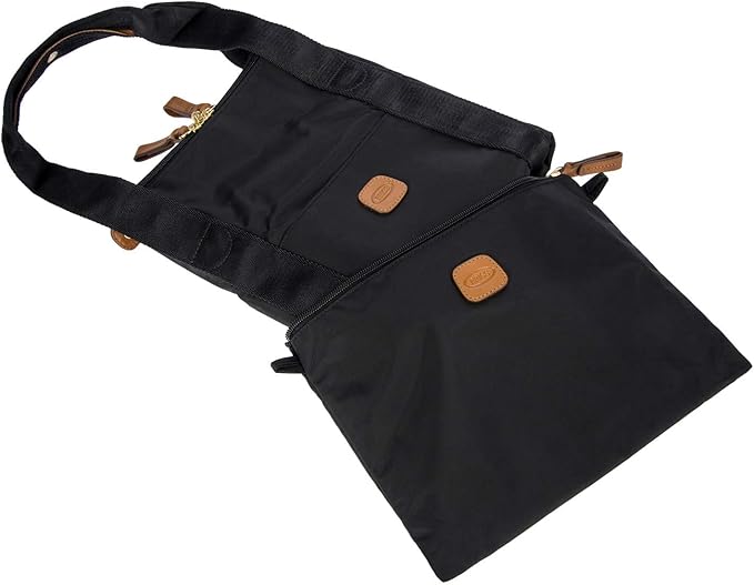 Bric's X-Bag/X-Travel 2.0 Folding Duffel Bag - 18" Carry On and Overnight Travel Bag - Black