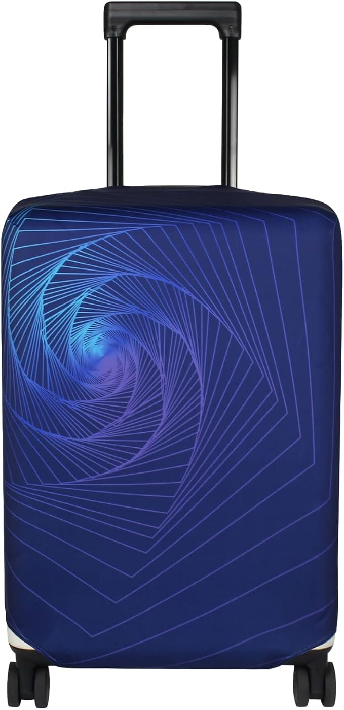 Explore Land Travel Luggage Cover Suitcase Protector Fits 31-32 Inch Case (Gyrotropic, XL)