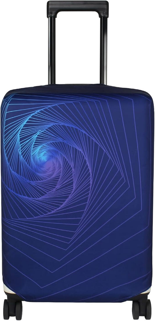 Explore Land Travel Luggage Cover Suitcase Protector Fits 31-32 Inch Case (Gyrotropic, XL)
