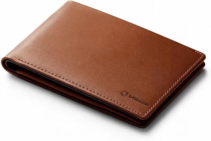 Leather Travel Wallet RFID - Slim Passport Holder for Men & Women - Fits Passport, Cards, SIMs, Pen & Boarding Pass - Secure Travel Document Organizer (Dark Brown)