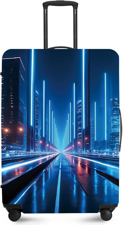 ANNA QUEEN Travel Luggage Cover Suitcase Protector Suitcase Cover Anti-Scratch,Stretchable Bag Cover Washable Durable Polyester