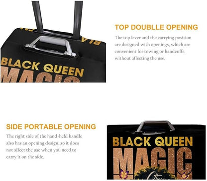 Travel Luggage Cover Washable Suitcase Protector Anti-Scratch Suitcase Cover Fits 18-32 Inch Luggage(S (for 18--21 inch luggage))