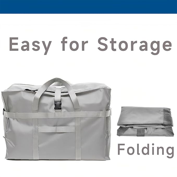 Arxus Large Duffel Bag, Waterproof Carry on Weekend Overnight Storage Bag over Luggage for Airline, Travel, Camping, Moving