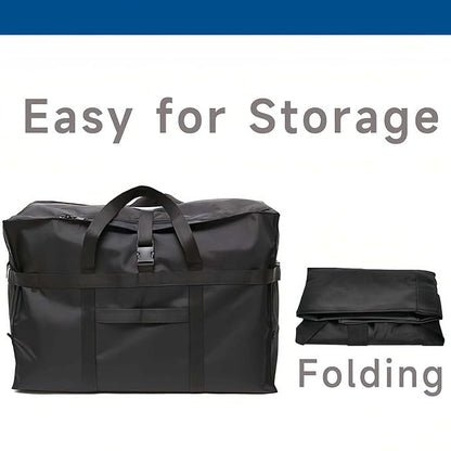 Arxus Large Duffel Bag, Waterproof Carry on Weekend Overnight Storage Bag over Luggage for Airline, Travel, Camping, Moving