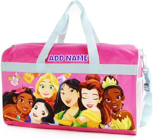 Personalized Licensed Kids Duffel Bag - Disney Princess