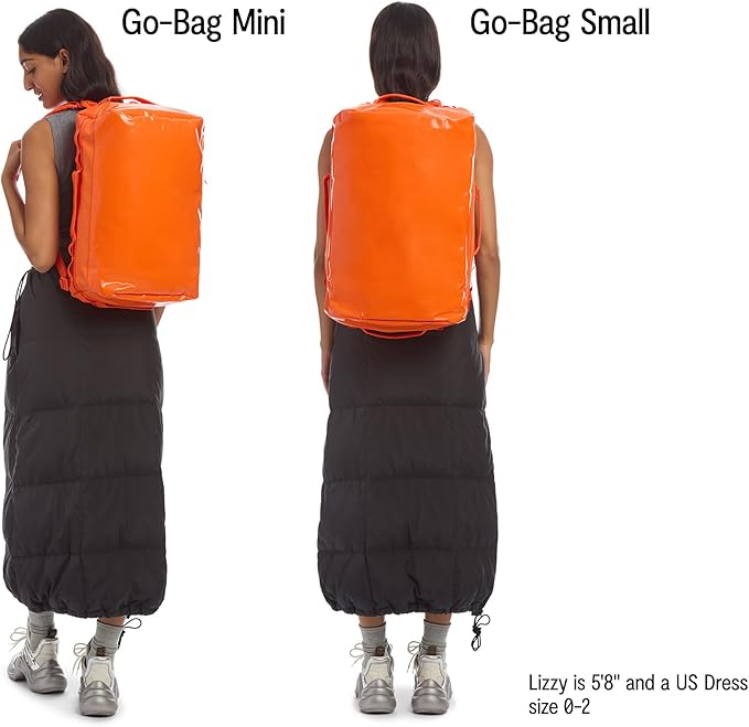 Baboon to the Moon Go-Bag Mini Duffle Bag - Detachable Straps, Stylish, Compact, TSA Approved Carry On Travel Duffel Bag in Multiple Colors, Durable, Water Resistant for Men and Women (Maple Sugar)