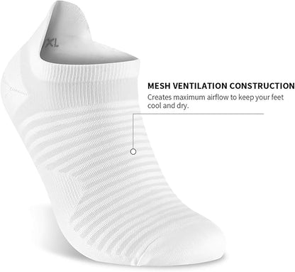 Compression Running Ankle Socks Low Cut(6 Pairs) for Men & Women