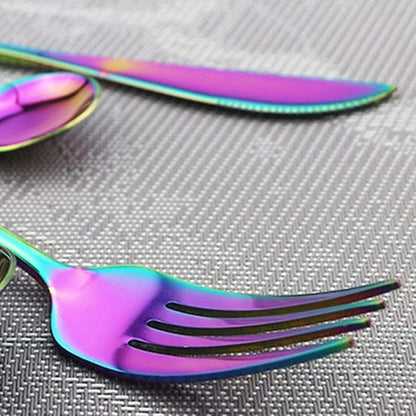 JASHII 20-Piece Stainless Steel Satin Finish Flatware Set, Mirror Polished Tableware Cutlery for Home and Restaurant, Dishwasher Safe