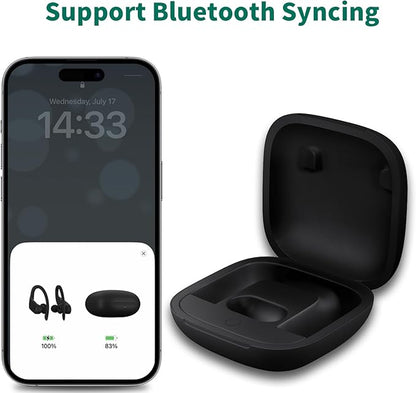 Charging Case Replacement Compatible for POWERBEATS PRO Wireless Earbuds (Not Include Earbud) Type-C Protective Case Bluetooth Pairing Sync Button
