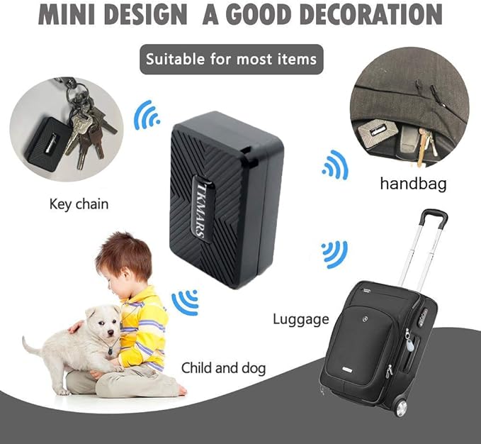 4G Mini GPS Tracker for Vehicles, No SIM Card Included, Real-Time Tracking, 60-Day Battery Life, Magnetic GPS Locator for Car, Motorcycle, Kids, Luggage, Anti-Theft