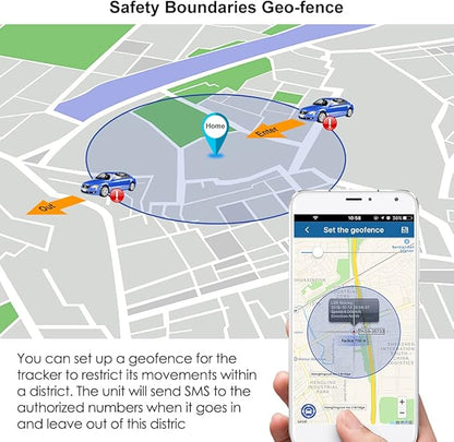 TKSTAR 4G GPS Tracker for Vehicles 10000mAh Magnetic Car GPS Tracker Locator Real-time Anti-Theft Tracking Device for Vehicles, Motorcycle, Trucks, Boats (4G TK905B)