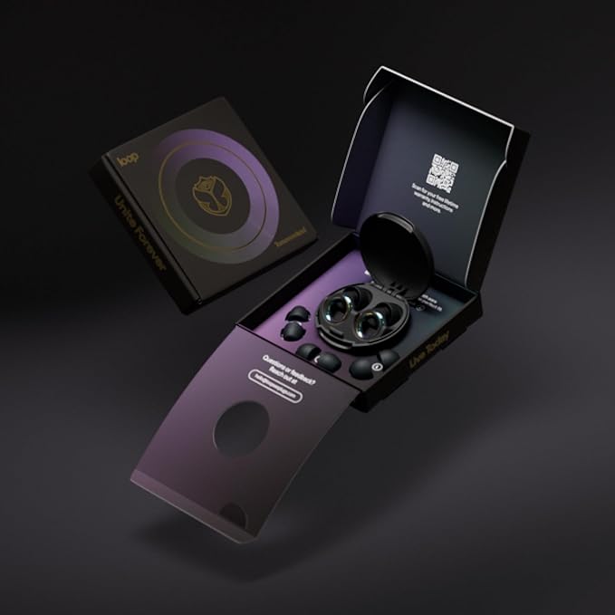 Tomorrowland x Loop Experience 2 Earplugs – Stylish Hearing Protection for Concerts & Festivals, Live Music, Nightlife & Musicians – 17dB Noise Reduction Ear Plugs (High-Fidelity) – Limited Edition