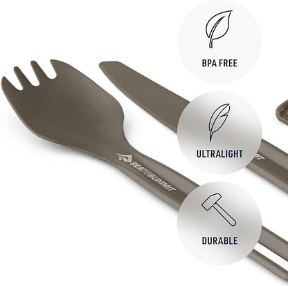 Sea to Summit Frontier Ultralight Cutlery Set, Spork and Knife