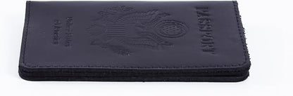 INCARNE US Leather Passport Holder for Travel - Passport Case - Passport Wallet for Men - Passport Cover for Women Sleeve Protector - Travel Essentials Vacation Luggage Travel Gifts - Vintage Black