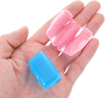 150 Pcs Travel Toothbrush Head Covers, Portable Toothbrush Containers Toothbrush Caps Case Protector Tooth Brush Covering Convenient for Home Hotel Outdoor Travel