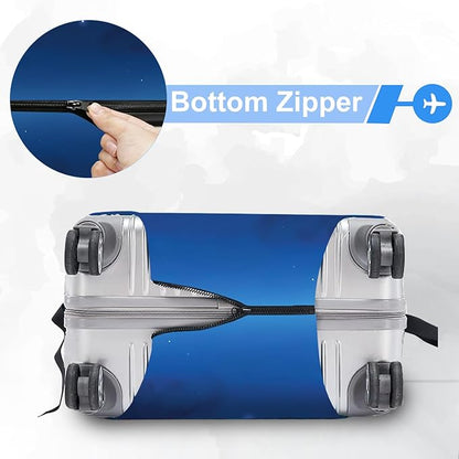 ANNA QUEEN Travel Luggage Cover Suitcase Protector Suitcase Cover Anti-Scratch,Stretchable Bag Cover Washable Durable Polyester
