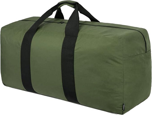 Vorspack Extra Large Duffle Bag for Travel - 150L Duffel Bag for Men Gear Bag for Storage Foldable Weekender Bag for Overnight Camping - Green