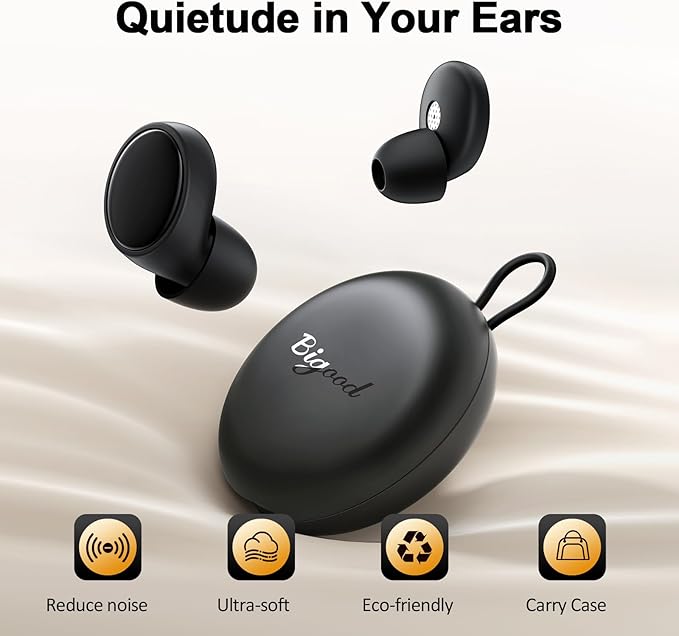 Ear Plugs for Sleeping Noise Cancelling, 45dB Noise Reduction Earplugs for Sleep, Concert, Snoring, Parenting & Noise Sensitivity Relief, Hearing Protection Reusable Earplugs with 8 Soft Tips Black