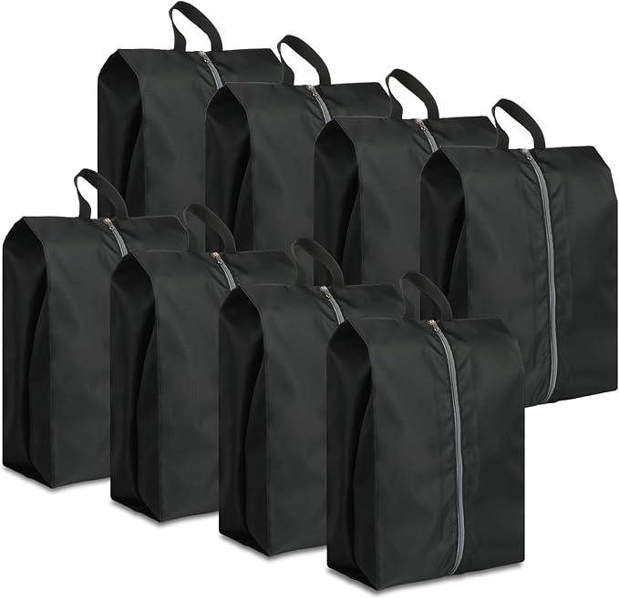 Shoe Bags for Travel, Set of 8 Pack Shoe Travel Bags for Packing, Large Waterproof Portable Travel Shoe Bag with Zipper Travel Essentials Women for and Men