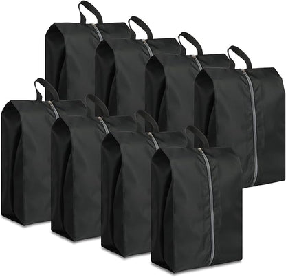 Shoe Bags for Travel, Set of 8 Pack Shoe Travel Bags for Packing, Large Waterproof Portable Travel Shoe Bag with Zipper Travel Essentials Women for and Men