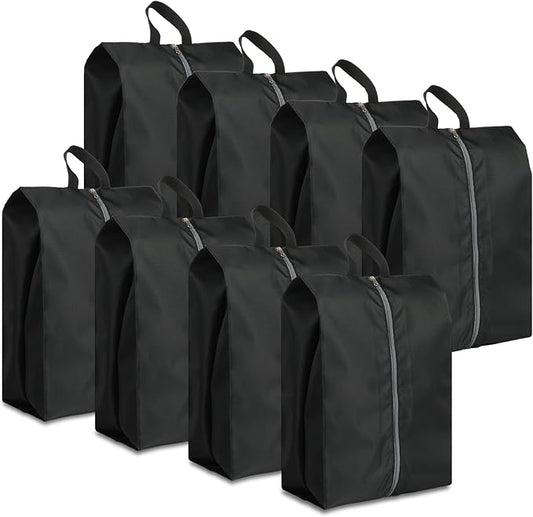 Shoe Bags for Travel, Set of 8 Pack Shoe Travel Bags for Packing, Large Waterproof Portable Travel Shoe Bag with Zipper Travel Essentials Women for and Men