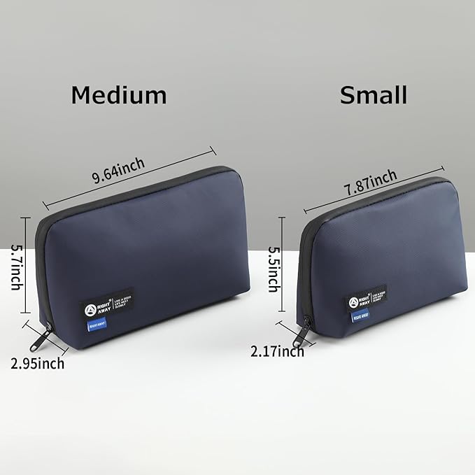 RIGHT AWAY Electronic Organizer,Waterproof Travel Accessories Storage, Tech Pouch for Cord, Power bank, Airpods, Daily Items