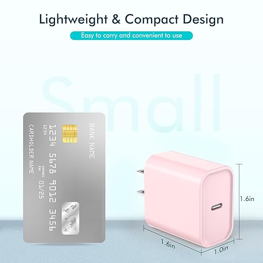 [Apple MFi Certified] iPhone 17 16 Pro Max Quick Charger,3Pack 20W USBC Wall Charger Block and 6 Feet USB C to USB C Fast Charging Cable for iPhone 17/17 Air/16 Pro/16 Pro Max/iPhone 15/15 ProMax/Plus