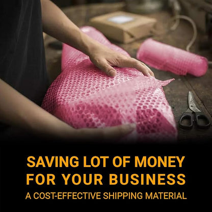 Pacific Mailer 2-Pack Anti-Static Bubble Cushioning Wrap Rolls, 3/16" x 17" x 72' ft Total [2 Rolls of 36 Feet] Perforated Every 12", 20 Fragile Stickers for Packaging, Shipping, Mailing