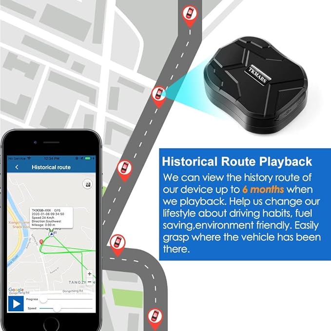 GPS Tracker for Vehicles 4G TK905B 10000mAh Long Battery Life, Car GPS Tracking Device Magnetic, Unlimited Distance Real-Time Tracking Rastreador Motorcycle Camping Car, APP No Subscription