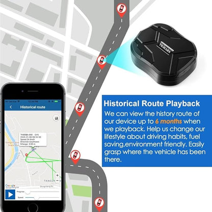 GPS Tracker for Vehicles 4G TK905B 10000mAh Long Battery Life, Car GPS Tracking Device Magnetic, Unlimited Distance Real-Time Tracking Rastreador Motorcycle Camping Car, APP No Subscription