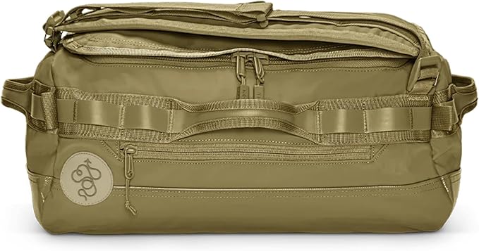 Baboon to the Moon Go-Bag Mini Duffle Bag - Detachable Straps, Small Gym Bag, Travel Duffel Bags for Women and Men, Duffle Bag for Travel, Backpack, Overnight Bag (Crocodile)