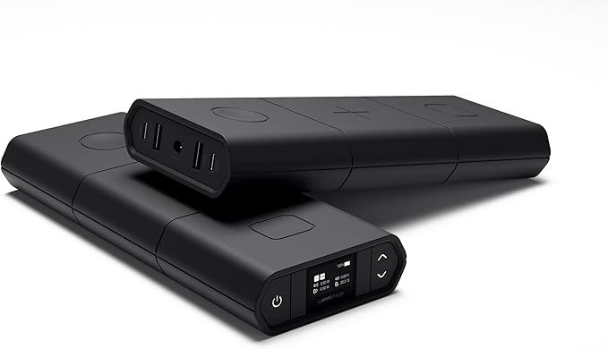 Omnicharge Omni 30C+ 25,400mAh/94Wh Professional Premium Portable Power Bank with 100W USB-C/DC/USB-A, Portable Charger with 3X Flexible Wireless Charging Plates for iPhone/airpods/iwatch