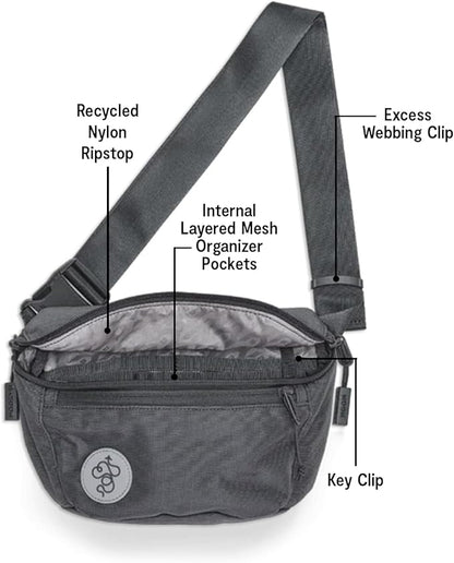 Baboon to the Moon Full Size Fanny Pack 3L – Womens Crossbody, Belt Bag for Women, Fanny Pack for Men, Crossbody Bags for Women Travel, Waist Bags