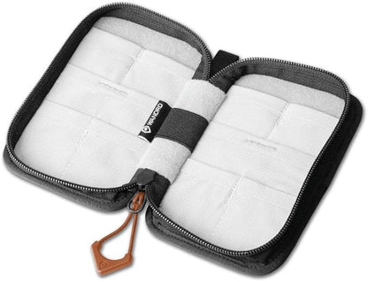 WANDRD Memory Card Case - Durable SD, Micro SD Card Holder for Creators | Camera Accessories & Electronics Organizer for Travel (Sedona Orange)