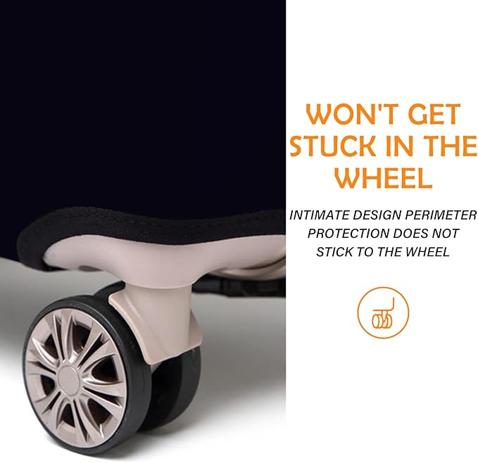 Luggage Suitcase Cover Protector Luggage Elastic Washable Baggage Covers Initial Cute Aesthetic for Unisex Women Girls Travel Trip M(22-25 inch)-Letter M