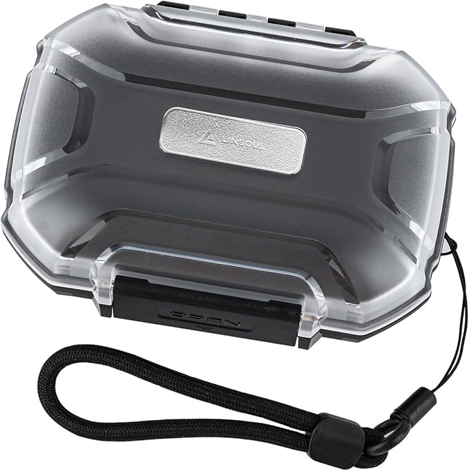 Linsoul LC02 in Ear Monitor Case, Portable Earbud Hard Case, Waterproof Earphone Storage Box, Travel Carrying Case for Headphones and IEM Cables, Fit for ZS10 PRO Cadenza Supermix4 Hype4 Zero:2 Zonie