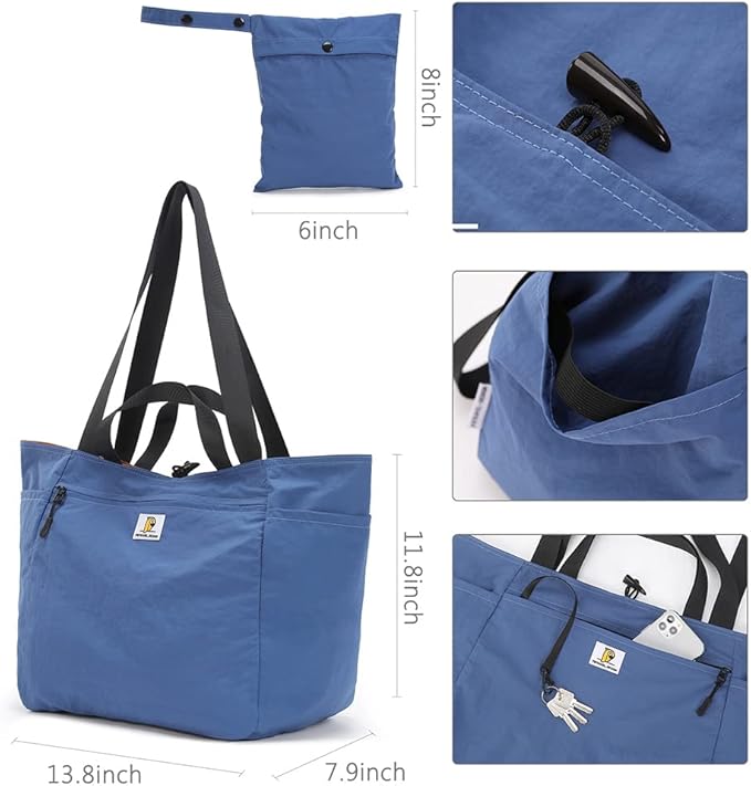 VanFn Foldable Travel Totes Duffel Bag - Gym & Weekend Bag, Luggage Duffle - P.Travel Series