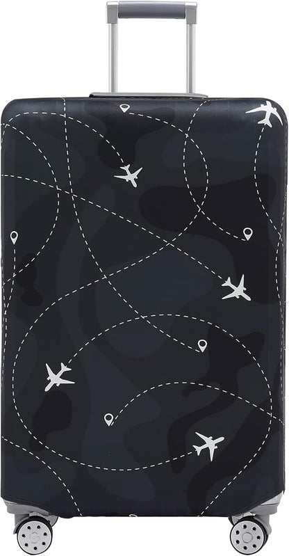 Travelkin Luggage Cover For Suitcase Tsa Approved, Suitcase Cover Protector Fits 18-32 Inch Luggage(M for 22-25 Inch Luggage)