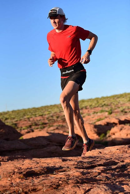 UltrAspire Fitted Race Running Waist Belt - Lightweight, Durable, Essential Pockets, 5 Sizes