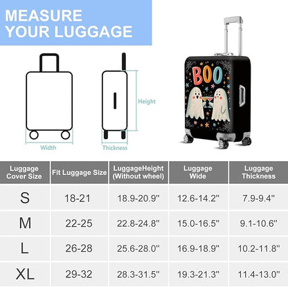 ANNA QUEEN Travel Luggage Cover Suitcase Protector Suitcase Cover Anti-Scratch,Stretchable Luggage Travel Bag Cover Washable