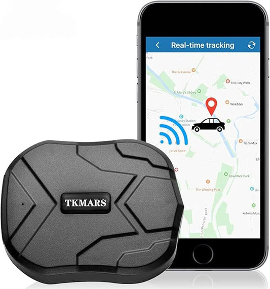 4G GPS Tracker for Vehicle - Magnetic Car Tracking Device with Real-Time Tracking, Anti-Theft Alerts, 6 Months Long Battery Life, Waterproof Tracker for Trucks, Fleet TK905-E Subscription Required