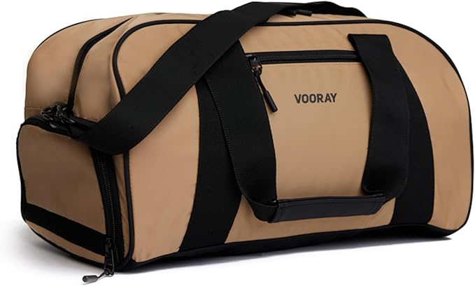Vooray Burner Gym Duffel Bag, Gym Bag for Women and Men with Shoe Compartment, Weekender, Overnight & Travel Duffel for Sports and Workout