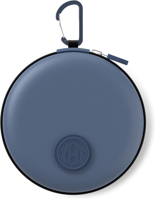 HYDAWAY Travel Case for Collapsible Bottles, Bowls & Cups - Protective Storage with Carabiner Clip - Durable, Water-Resistant, TSA-Friendly