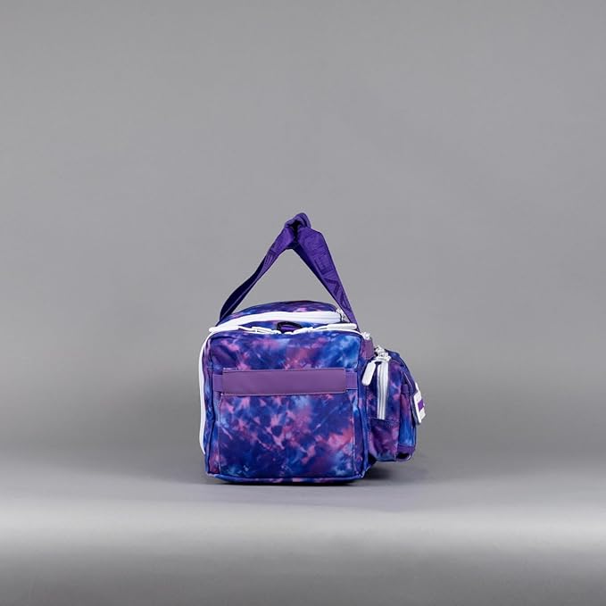 WOLFpak 20L Mini Duffle Bag for Gym & Travel | Waterproof Carry-On Weekender Bag with Shoe Compartment, Hard Bottom, and Tactical Molle System (Ice)